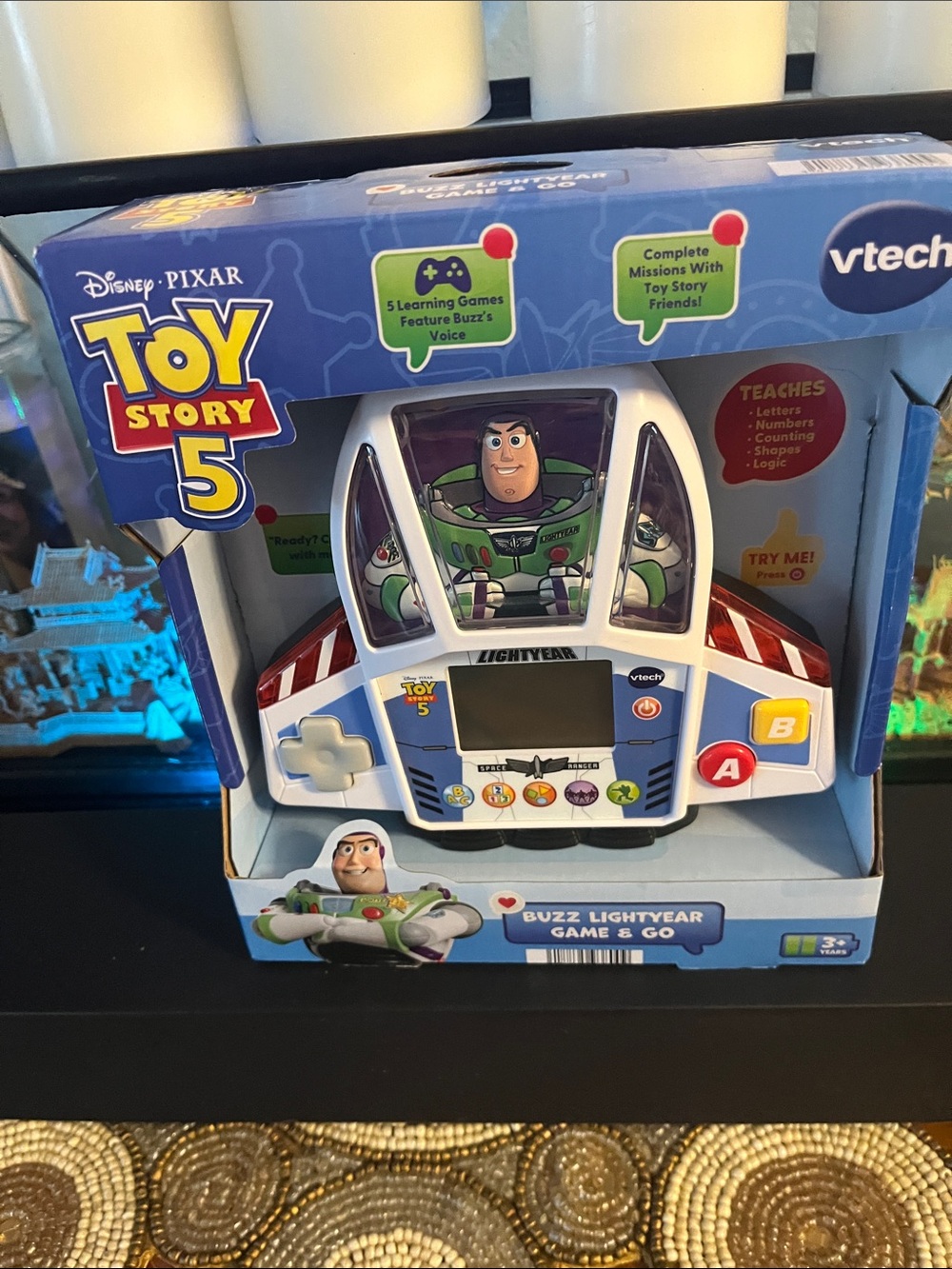 Toy Story 5 Buzz Lightyear Game & Go - White and Green